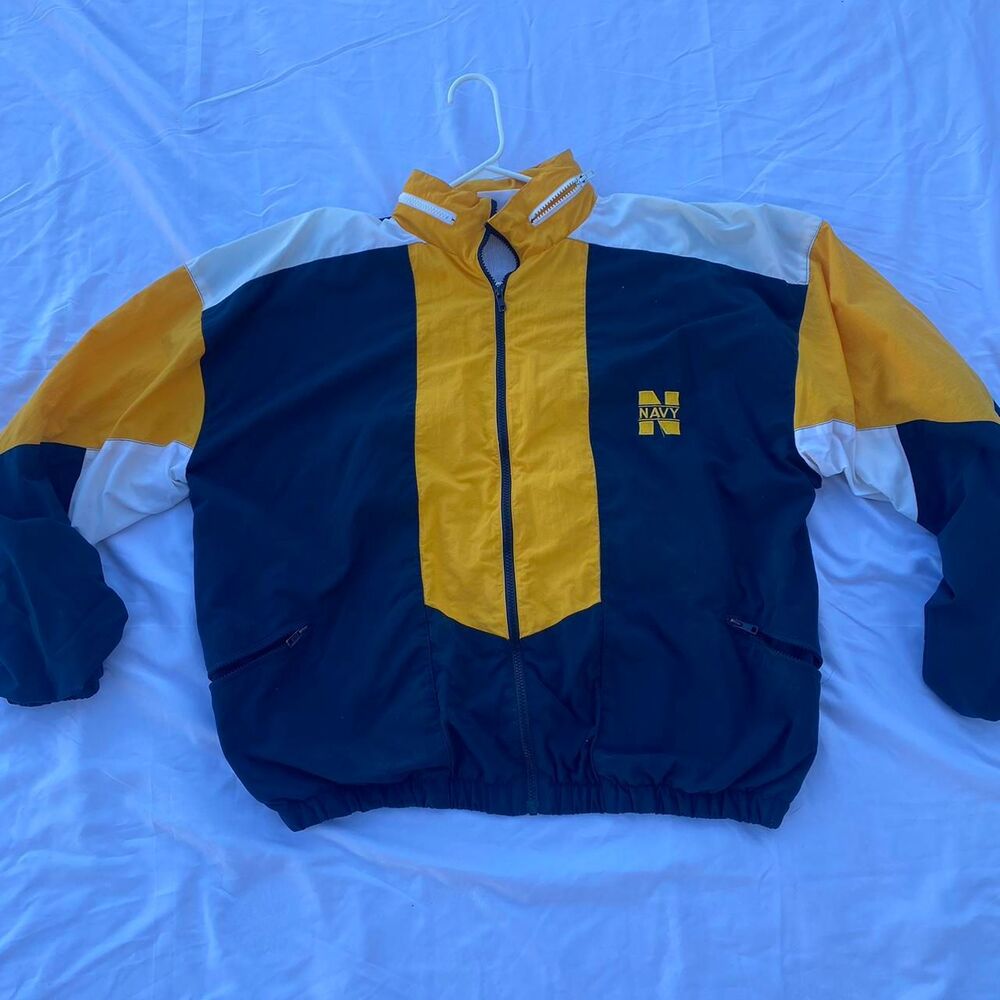 Unbranded Men's Yellow and Blue Jacket
